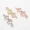Brass Diffuser Locket Pendants KK-P100-18RG-RS-3