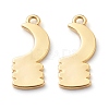 Brass Pendants KK-Z010-21G-2