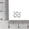 Brass M-Hook Clasps KK-CBA0DF0-14F-P-3