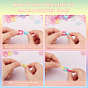 SUPERFINDINGS 360Pcs 12 Style  Acrylic Linking Rings FIND-FH0003-75-4