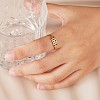 Number Pendant Necklace & Open Cuff Ring JX202A-6