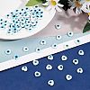 2 Strands Handmade Evil Eye Lampwork Beads Strands LAMP-FH0001-08A-5