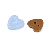 2-Hole Glass Buttons PORC-R010-07-2