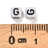 Opaque Acrylic Beads OACR-S076-01G-3