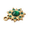 Real 18K Gold Plated 304 Stainless Steel Pendants STAS-A084-22G-02-3