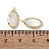 Natural White Shell Pendants KK-S367-02-3