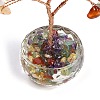 Natural Mixed Stone Chips Tree of Life Decorations DJEW-B013-01E-3