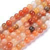 Natural Golden Silk Jade Beads Strands G-K410-07-4mm-1