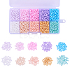 5530Pcs 10 Colors 8/0 Opaque Glass Seed Beads SEED-CJ0001-13-1