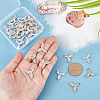 32Pcs 2 Colors Zinc Alloy Colorful Rhinestone Pendants FIND-GA0002-71-3