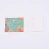 Kraft Paper Earring Display Cards CDIS-WH0013-21-1