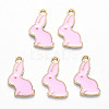 Alloy Enamel Pendants ENAM-S121-091B-2