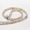 Faceted Rondelle Natural Morganite Bead Strands G-O137-05A-3