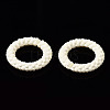 Spray Painted CCB Plastic Linking Rings CCB-Q091-010F-3