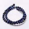 Natural Lapis Lazuli Beads Strands G-A163-07-12mm-2