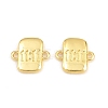 Brass Connector Charms KK-CBA5CB0-22G-1