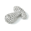 Rack Plating Brass Clear Cubic Zirconia Pendants KK-S378-01P-T-2