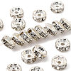 Brass Rhinestone Spacer Beads X-RB-A014-Z5mm-01S-1