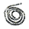 Natural Hawk's Eye Beads Strands G-P457-A03-06-3