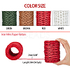 Handmade Iron Wire Paper Rattan & Iron Wire Paper Cords String OCOR-PH0003-77-2