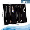 28 Golden Hooks Velvet Necklace Display Board NDIS-WH0016-02-2
