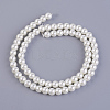 Eco-Friendly Dyed Glass Pearl Beads Strands HY-A008-6mm-RB002-2