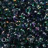 3/0 Baking Paint Transparent Colours Glass Round Beads SEED-L011-13A-07-3