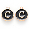 Golden Plated Alloy Charms ENAM-SZ0001-25B-C-2