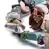 Natural & Synthetic Mixed Gemstone Beads Strands G-F703-13-2