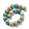 Dyed Natural Regalite/Imperial Jasper/Sea Sediment Jasper Beads Strands G-B124-C03-07-5
