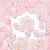 Frosted Transparent Acrylic Beads OACR-F013-12J-1