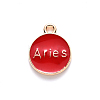 Alloy Enamel Pendants X-ENAM-S124-01A-07A-3