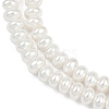 Electroplated Shell Pearl Beads Strands BSHE-Z009-11-4