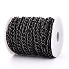 Aluminium Two Tone Rhombus Link Chains CHA-N004-05B-2