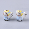 Handmade Porcelain Beads X-PORC-N004-75-3