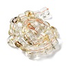 Transparent Glass Imitation Gemstone Beads Strands GLAA-G105-01E-3
