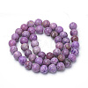 Natural Crazy Agate Beads Strands X-G-Q462-132B-8mm-2