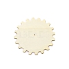 Gear Unfinish Wooden Pieces WOOD-WH0025-10-1