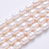 Natural Cultured Freshwater Pearl Beads Strands X-PEAR-I003-05-2