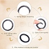 18Pcs Zinc Alloy Spring Gate Rings FIND-SP0001-39-6