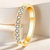 Stainless Steel and Crystal Rhinestone Finger Rings for Women FS-WG71548-12-1