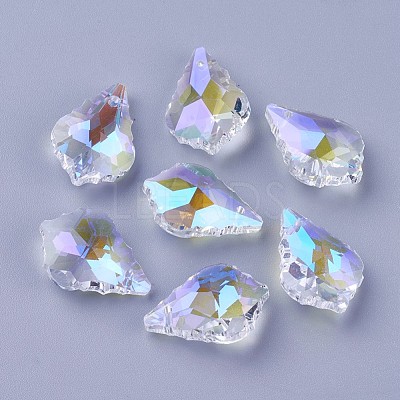 Faceted Glass Pendants X-GLAA-F068-C27-1