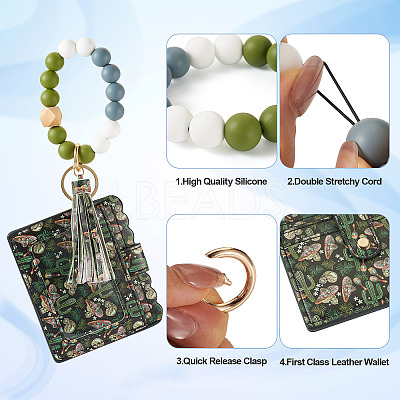 Silicone Beads Keychain KEYC-TAC00023-1
