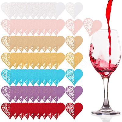 70Pcs 7 Colors Paper Table Place Cards DIY-FG0005-55-1