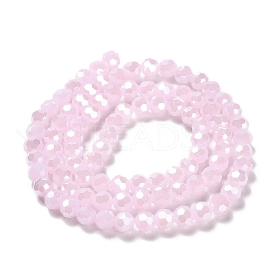 Electroplate Glass Beads Strands EGLA-A035-J6mm-A02-1