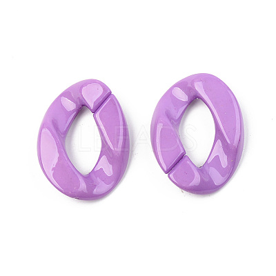 Opaque Acrylic Linking Rings OACR-T024-01-G02-1