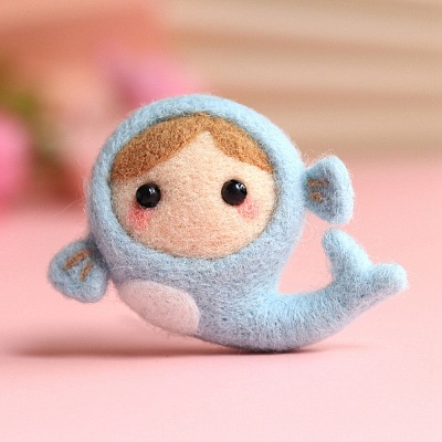 DIY Constellation Doll Keychain Needle Felting  Kit DIY-D068-01P-11-1