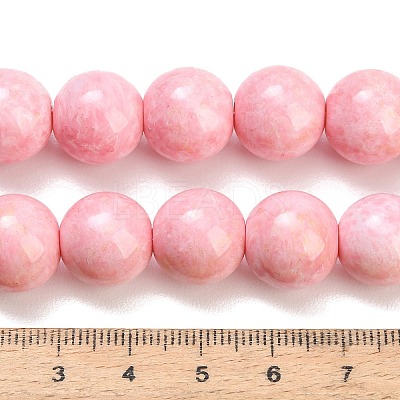 Baking Paint Glass Beads Strands GL-CBA8F4B-02E-1