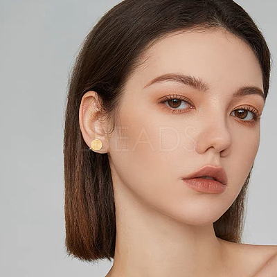8Pcs 304 Stainless Steel Vortex Cuff Earrings EJEW-FI0003-29G-1