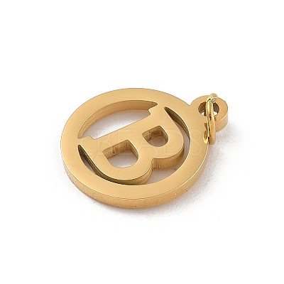 304 Stainless Steel Charms
with Jump Ring LS-STAS-R001-02G-B-1
